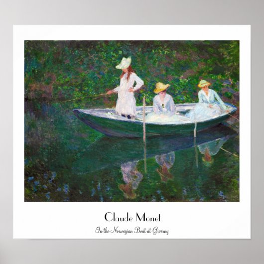 In de Noorse kast bij Giverny Claude Monet Poster (Voorkant)