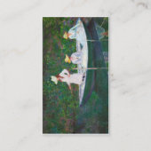 In de Noorse kast bij Giverny Claude Monet Visitekaartje (Achterkant)