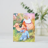 In de oase briefkaart (Staand voorkant)