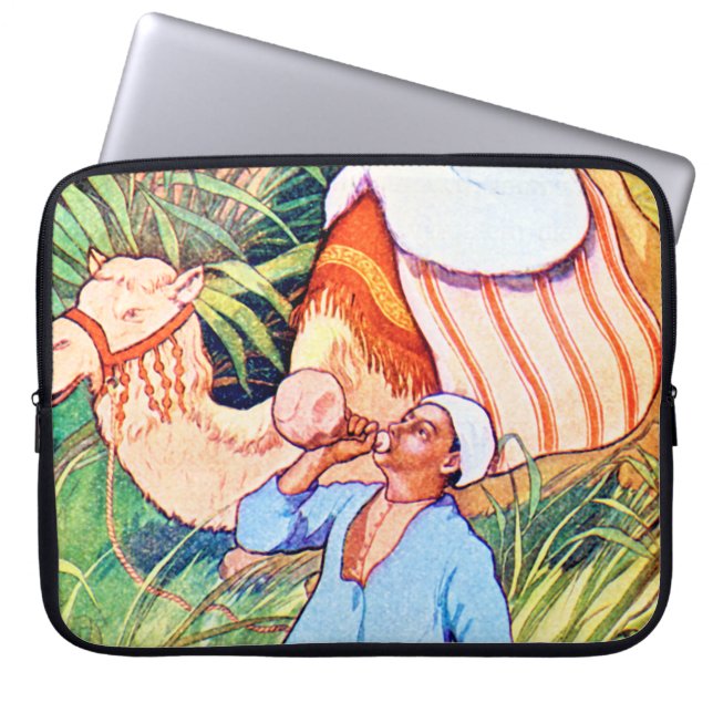 In de oase laptop sleeve (Voorkant)