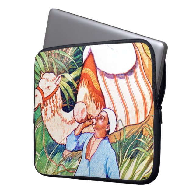 In de oase laptop sleeve (Voorkant Links)