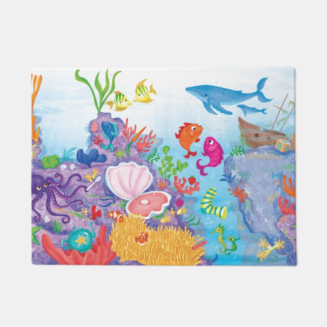 In de oceaan deurmat (Voorkant)