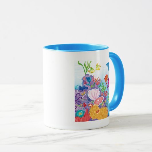 In de oceaan mok (Voorkant rechts)