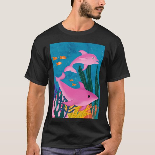 in de oceaan t-shirt (Voorkant)