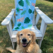 In de Ocean Blue Beach Towel Strandlaken