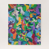In de Oerwoud Legpuzzel (Verticaal)