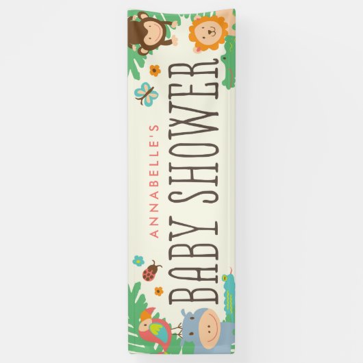 In de Oerwoud Spandoek (Verticaal)