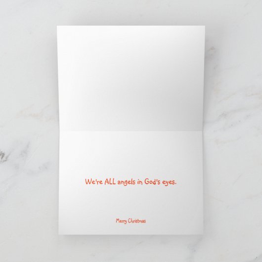 In de Ogen van de God Feestdagen Kaart (Binnen)