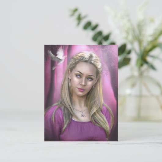 In de ogen van de liefde briefkaart (Staand voorkant)