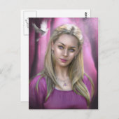 In de ogen van de liefde briefkaart (Voorkant / Achterkant)