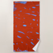 In de olietanker Volcano Strandlaken (Voorkant)