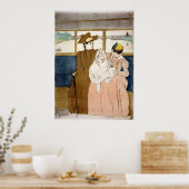 In de Omnibus - Mary Cassatt - 1891 Poster (Keuken)
