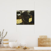 In de ondergrondse wijnkelder: in de ondergrondse poster (Keuken)