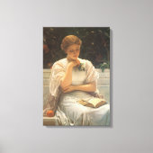 In de Orangery door Charles Edward Perugini Canvas Afdruk (Voorkant)