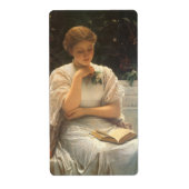 In de Orangery door Charles Edward Perugini Etiket (Voorkant)