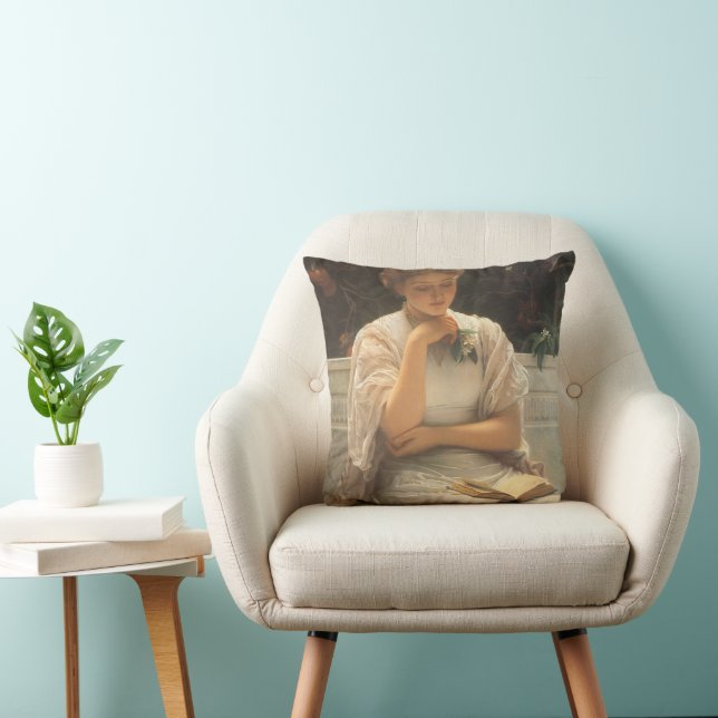 In de Orangery door Charles Edward Perugini Kussen (Stoel)