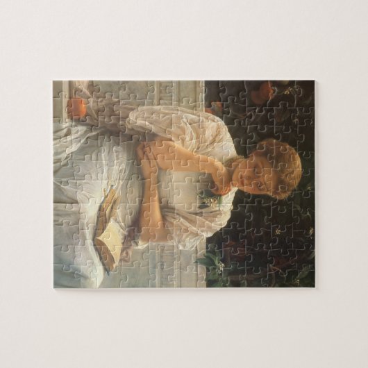 In de Orangery door Charles Edward Perugini Legpuzzel (Horizontaal)