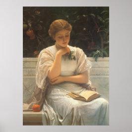 In de Orangery door Charles Edward Perugini Poster
