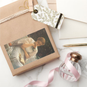 In de Orangery door Charles Edward Perugini Rechthoekige Sticker