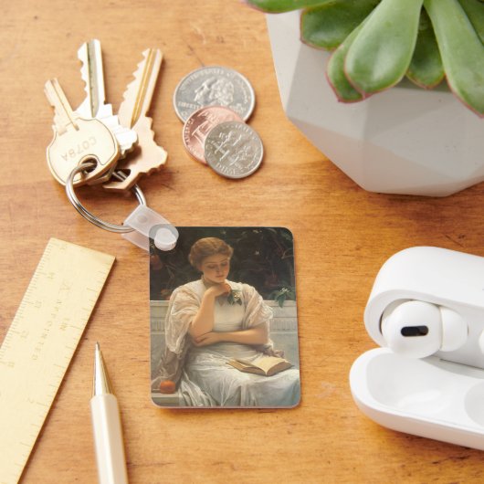 In de Orangery door Charles Edward Perugini Sleutelhanger (Bureau)