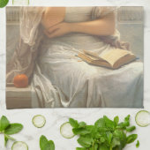 In de Orangery door Charles Edward Perugini Theedoek (Gevouwen)