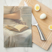 In de Orangery door Charles Edward Perugini Theedoek (Quarter Fold)