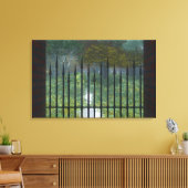 In de Oude Afdruk van het Bosschildpad Canvas Afdruk (Insitu (Woonkamer))