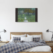 In de Oude Afdruk van het Bosschildpad Canvas Afdruk (Insitu (Slaapkamer))