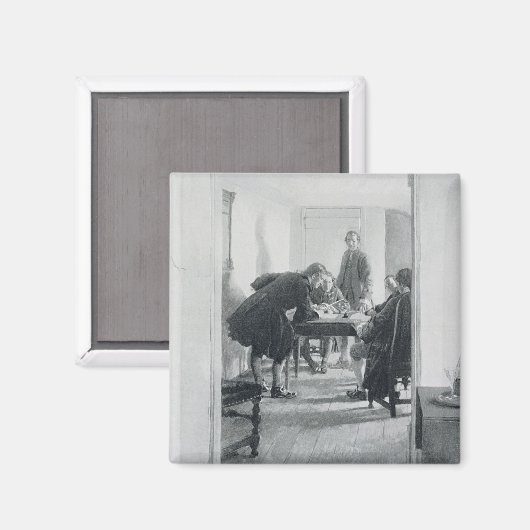 In de Oude Raleigh Tavern Magneet (Voorkant / Achterkant)