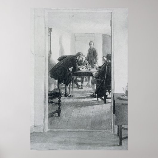 In de Oude Raleigh Tavern Poster (Voorkant)