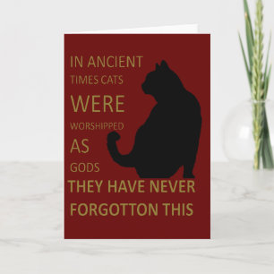 In de Oudheid werden katten aanbeden als goden v2 Kaart