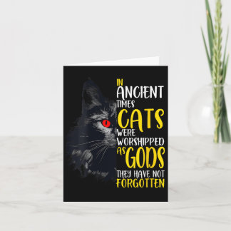 In de oudheid werden katten vereerd als goden huis kaart