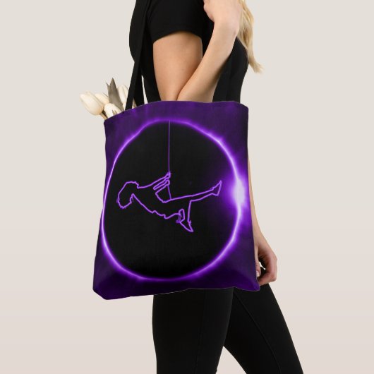 in de paarse zon - boodschappentas tote bag (Dichtbij)
