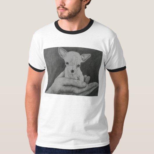 In de palm van het Kinder Shirt van uw handen (Voorkant)