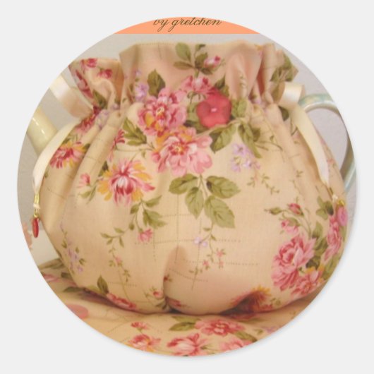 In de Pinks Tea Gezellig 2 Stickers (Voorkant)