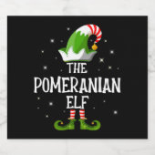 In de Pommerse Elffamilie Matching Group Christus Sparkling Wijnetiket (Enkel label)