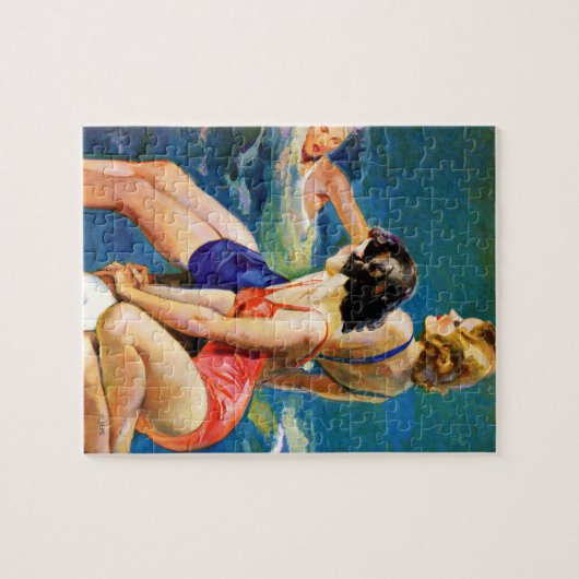 In de pool legpuzzel (Horizontaal)