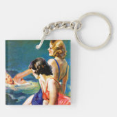 In de pool sleutelhanger (Achterkant)