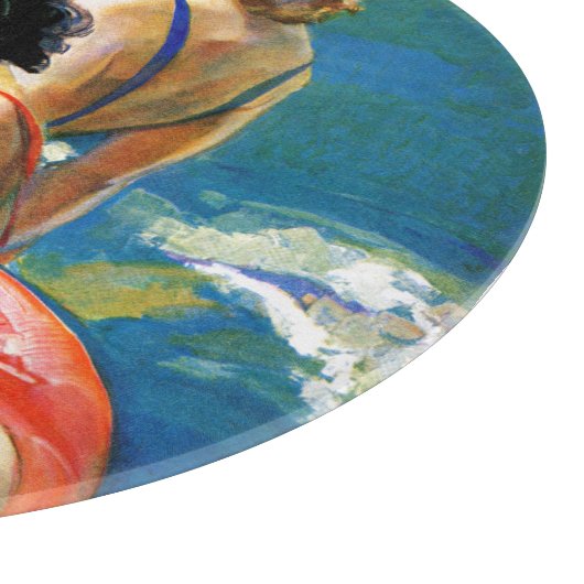 In de pool snijplank (Hoek)