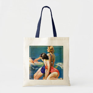In de pool tote bag