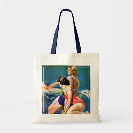 In de pool tote bag (Voorkant)