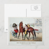 In de pools 1876 briefkaart (Voorkant / Achterkant)