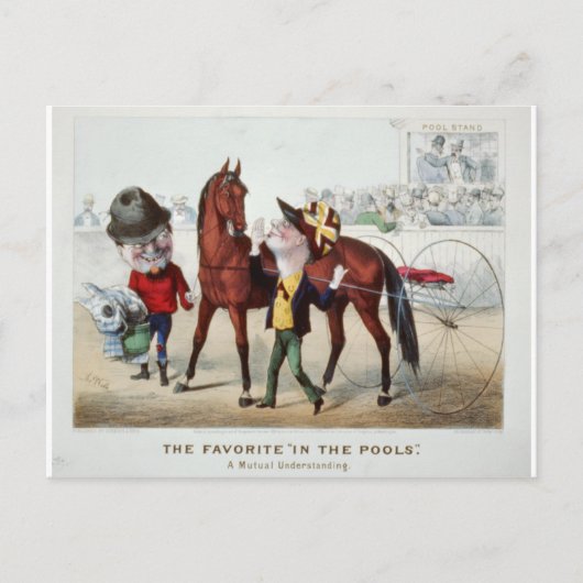 In de pools 1876 briefkaart (Voorkant)