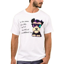 In de poten van een hond