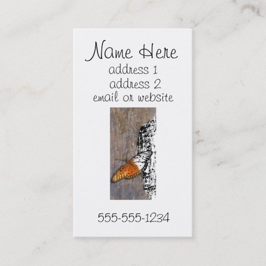 In de praktijk brengen visitekaartje (Voorkant)