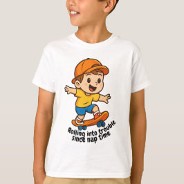 In de problemen rollen sinds de slaap! t-shirt