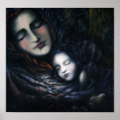 In de Quiet Kaart Stock Print (Voorkant)