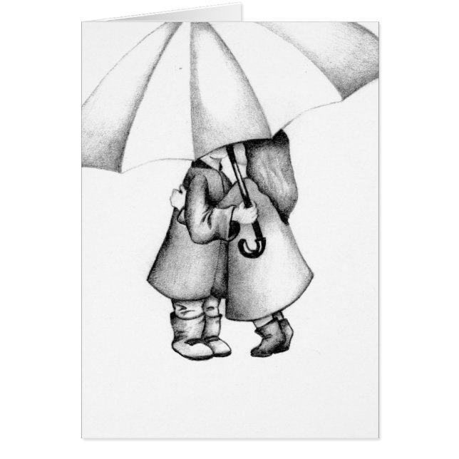 In de regen (Voorkant)