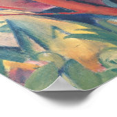 In de Regen, 1912 Poster (Hoek)