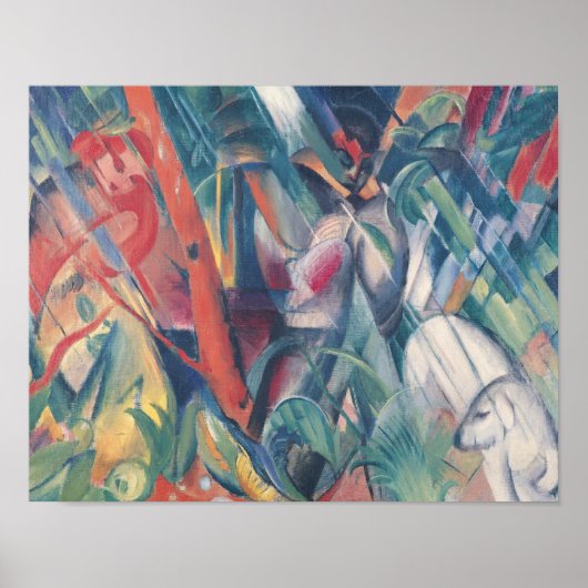 In de Regen, 1912 Poster (Voorkant)